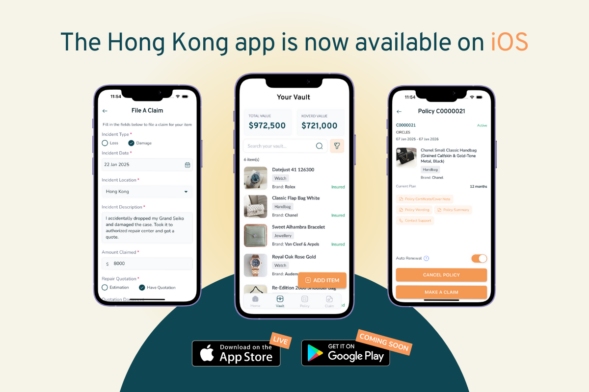 KoverNow Hong Kong app is now available on iOS